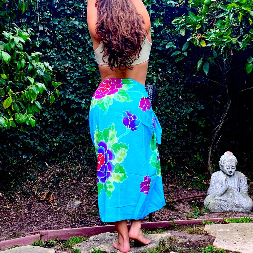 Bali hand printed sarongs